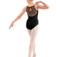 Girls Embroidered Halter Leotard - M40007C