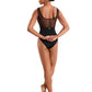 Floral Embroidery Tank Leotard - M50010LM