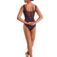 Floral Embroidery Tank Leotard - M50010LM