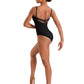 Embroidered Detail Camisole Leotard - M70008LM