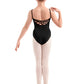 Girls Camisole Leotard with Embroidered Bodice - M70009C