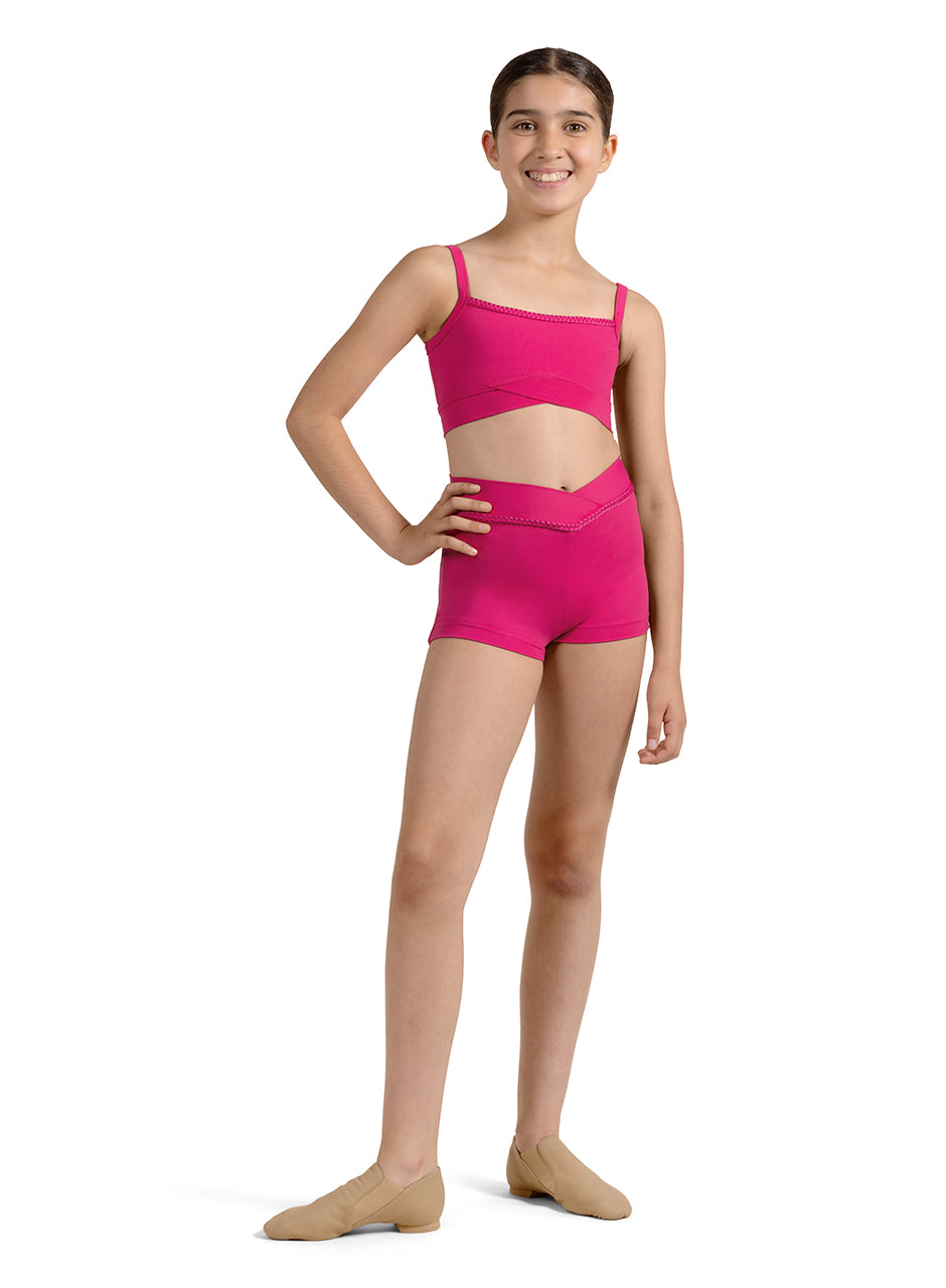 Girls Miami Braid Detail Crop Top - M747C