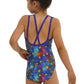 Girls Gymnastics Leotard & Matching Scrunchie - 7802