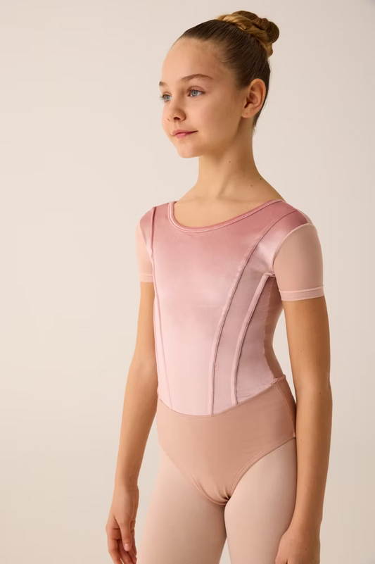 Girls Velvet Bodice Leotard - 290/c