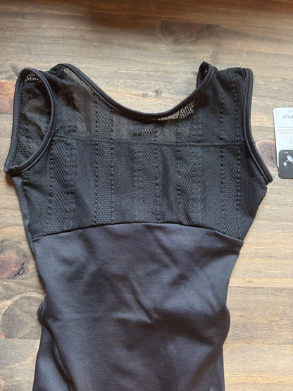 Girls Striped Mesh Tank Leotard - L2305
