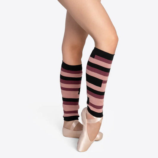 Brandy Striped Knit Leg Warmers - RDE2244