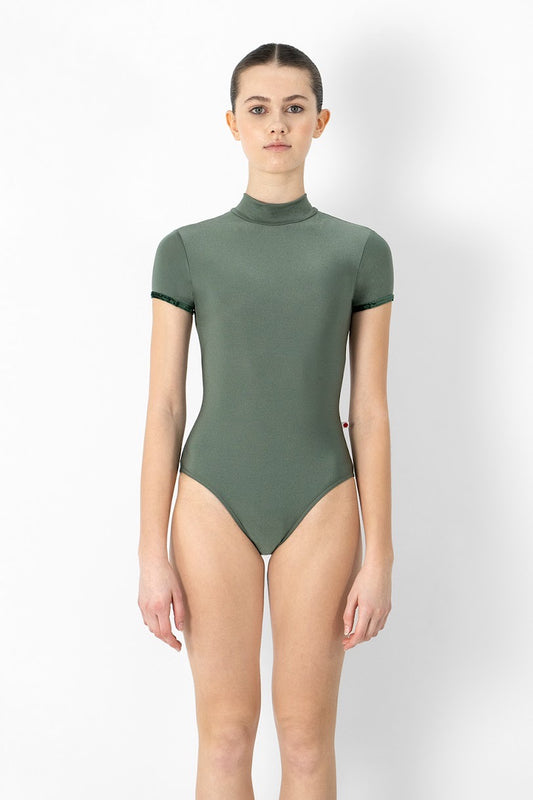 Natasha High Neck Leotard