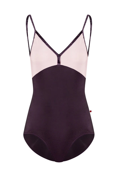 Daria Camisole Leotard - Eggplant