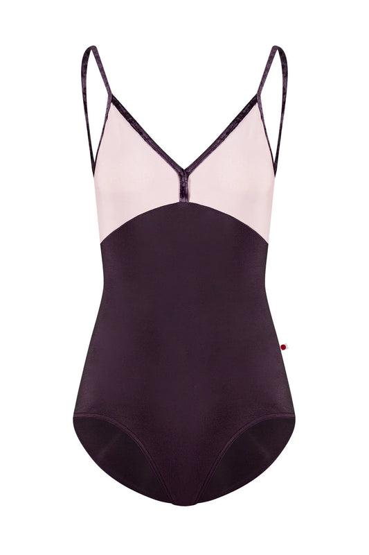 Daria Camisole Leotard - Eggplant