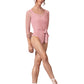 Long Mesh Wrap Top - Z30022