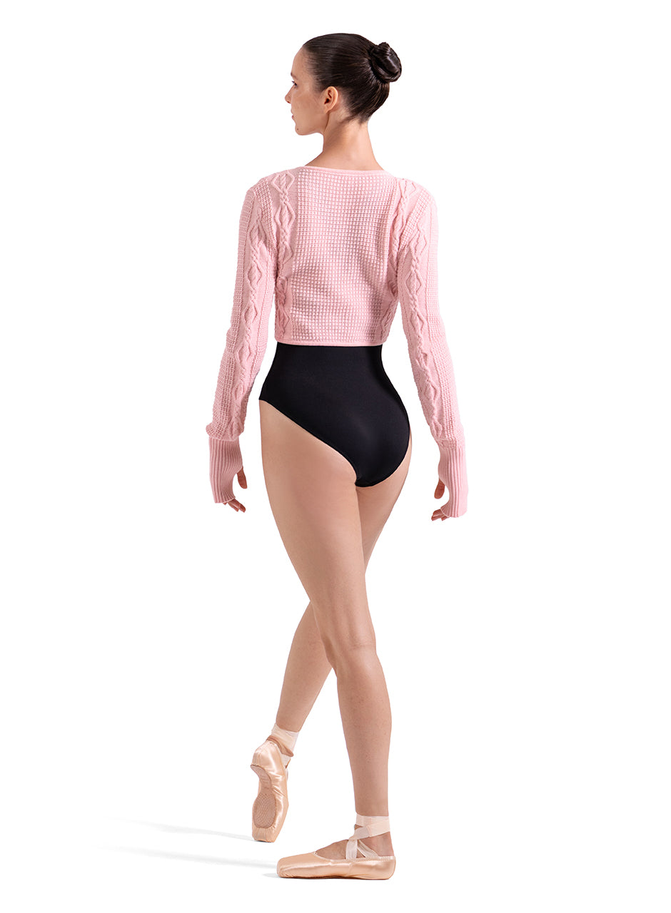 Knit Twist Front Sweater Top - Z30040