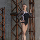 Audrey Leotard with Mesh Sleeves