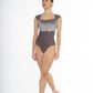 Girls Faustine Velvet Cap Sleeve Leotard