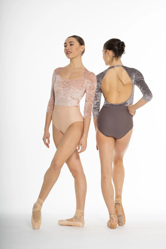 Roxane 3/4 Sleeve Leotard
