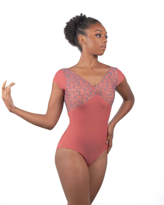 Doriane Cap Sleeve Leotard