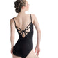 Sharon Camisole Leotard with Metallic Print