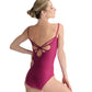 Sharon Camisole Leotard with Metallic Print
