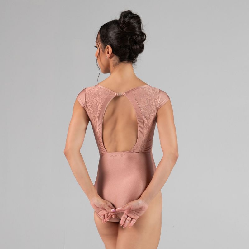 Vérane Boatneck Cap Sleeve Leotard
