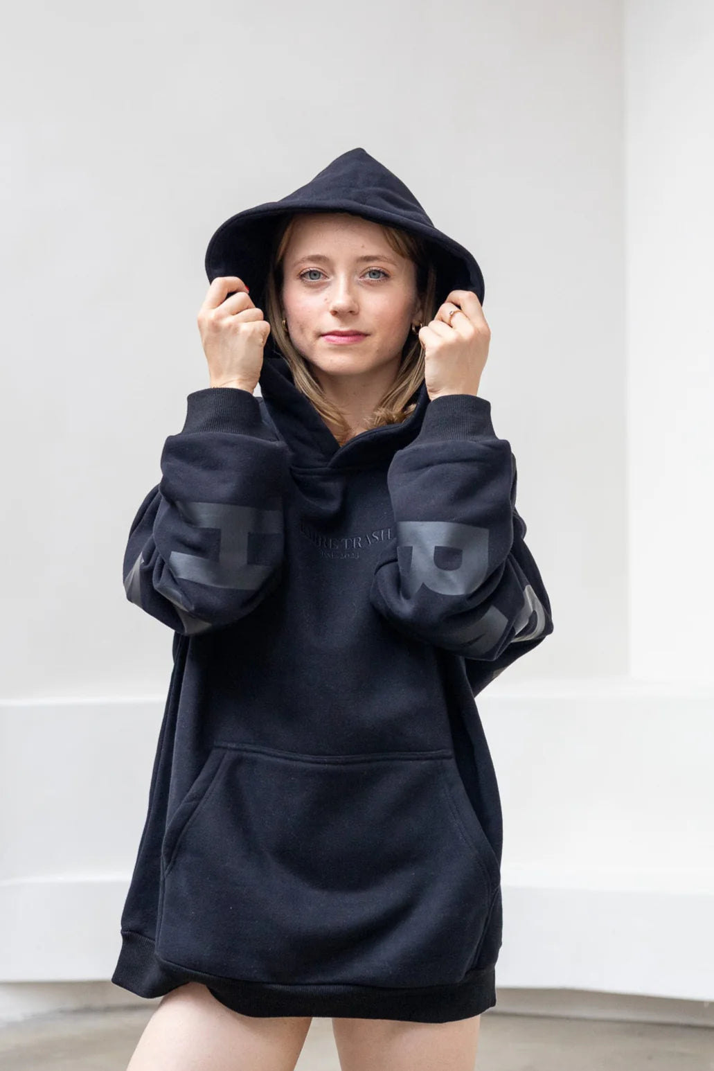 open lace back dress Barre Trash Oversized Hoodie – The Station Dancewear & Studio Rental