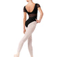 Embroidered Cap Sleeve Leotard - L20001