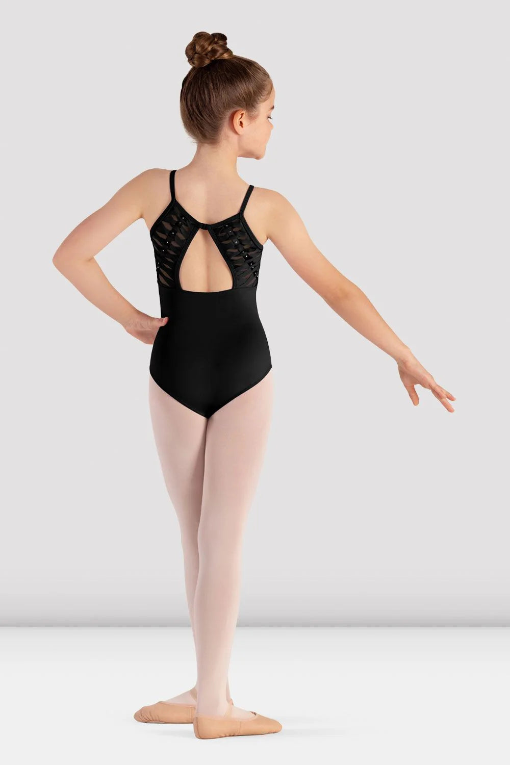 Girls Olivea Open Back Leotard - CL9267