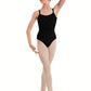 Girls Camisole Leotard with Mesh Detail Back - CL70017