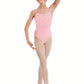 Girls Camisole Leotard with Mesh Detail Back - CL70017