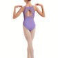 Girls Camisole Leotard with Mesh Detail Back - CL70017