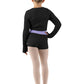 Girls Knit Roll Waist Shorts - CR1054