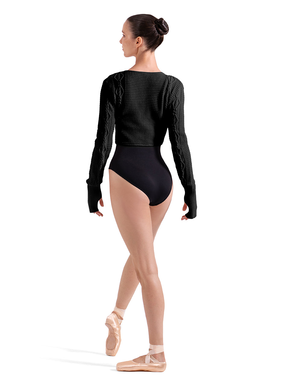Knit Twist Front Sweater Top - Z30040