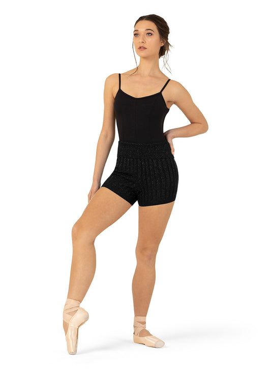 Knit Roll Waist Shorts - R1164
