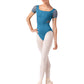 Embroidered Cap Sleeve Leotard - L20001
