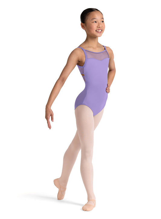 Girls Embroidered Back Camisole Leotard - CL70004
