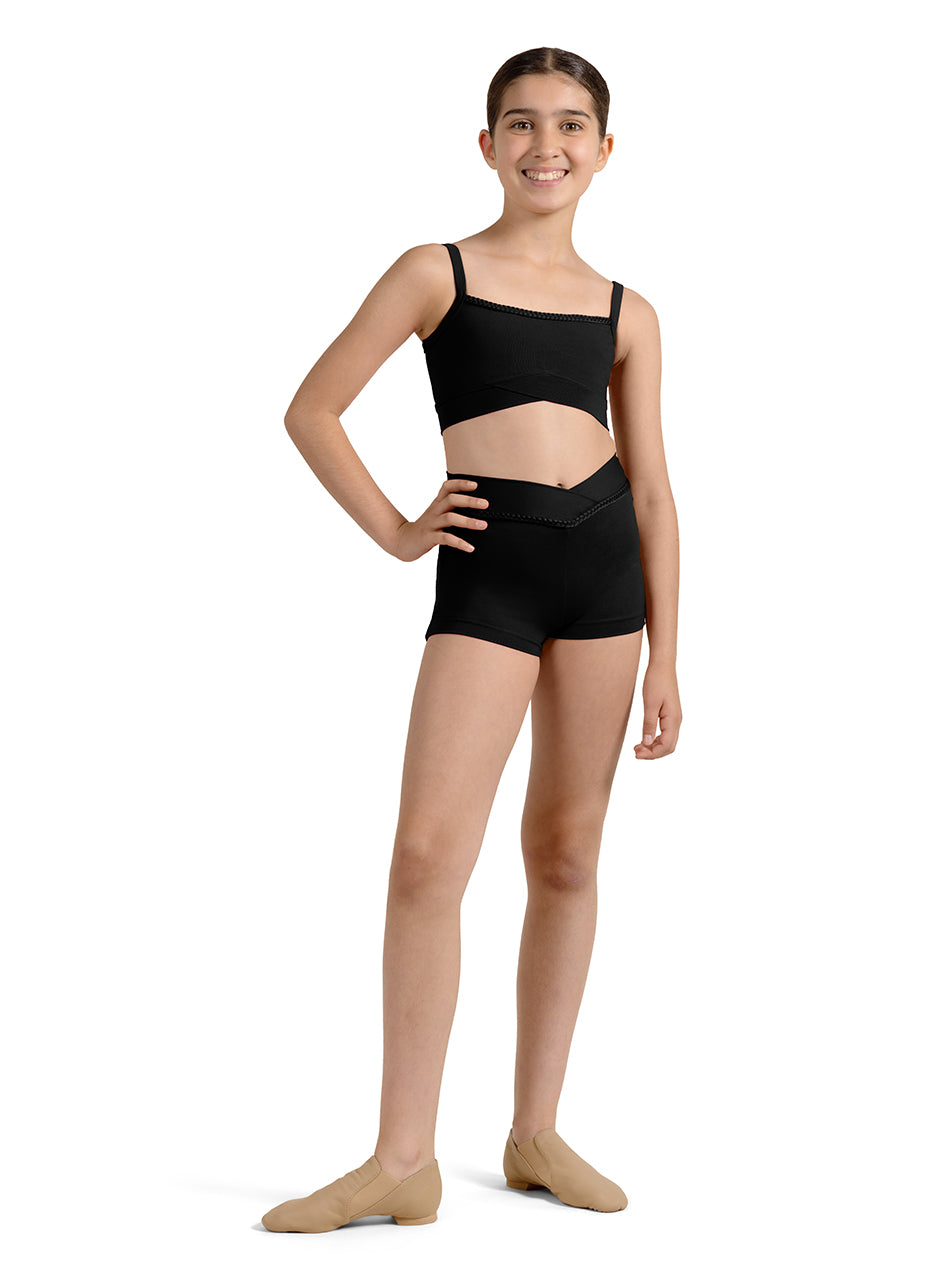 Girls Miami Braid Detail Crop Top - M747C
