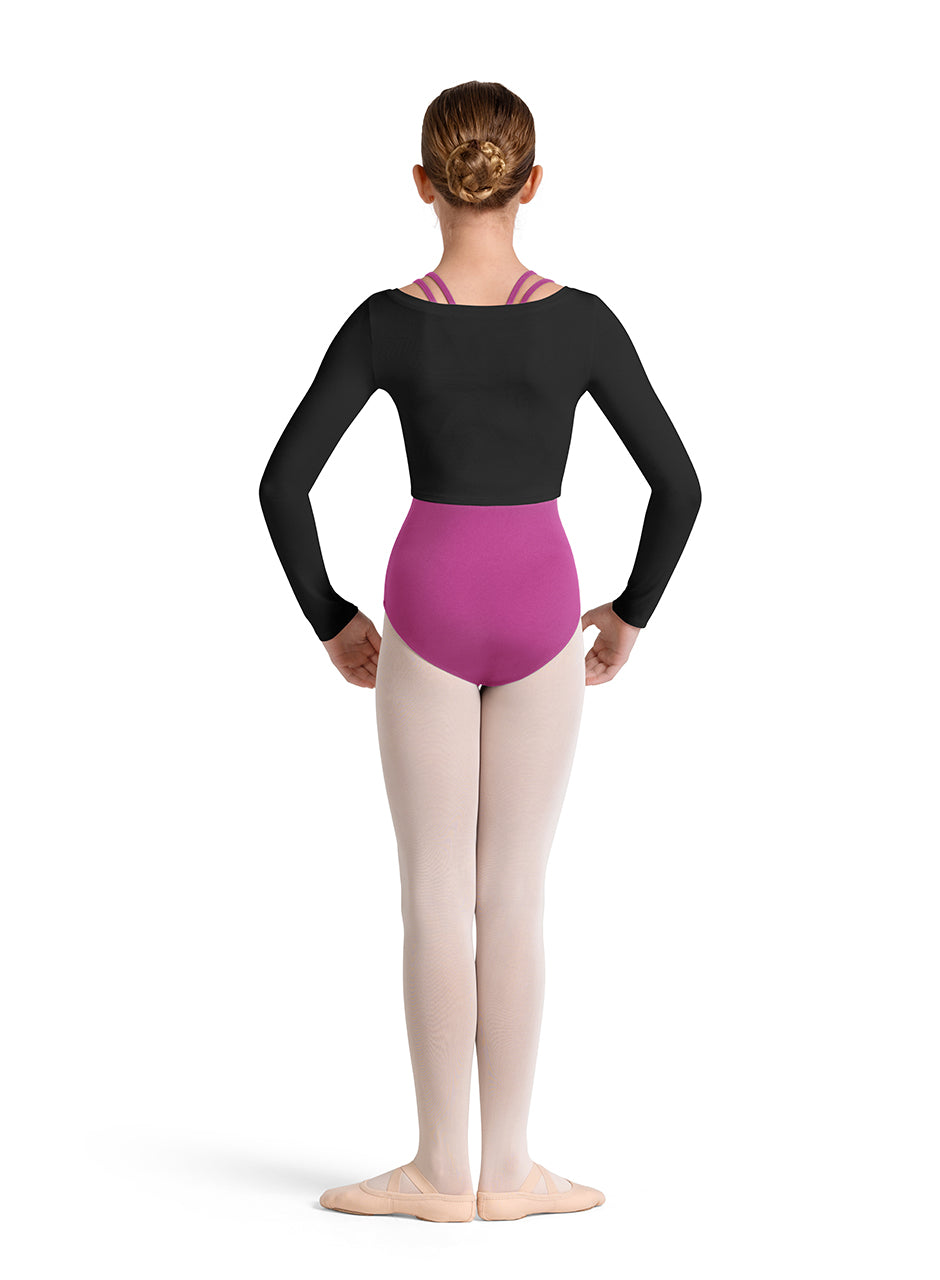 Girls Long Sleeve Gathered Top - M30004C