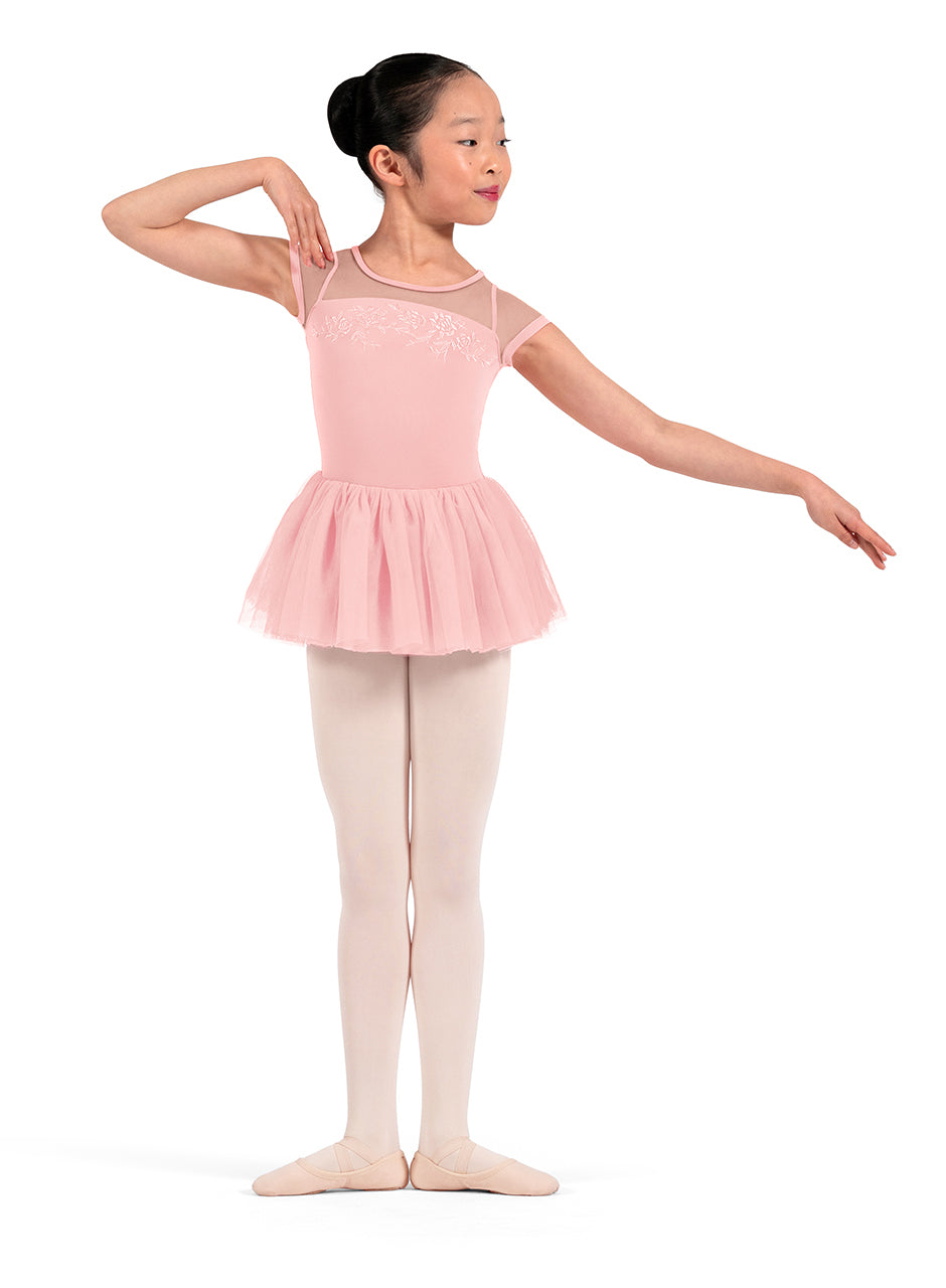 Girls Cap Sleeve Tutu Dress - M20012C