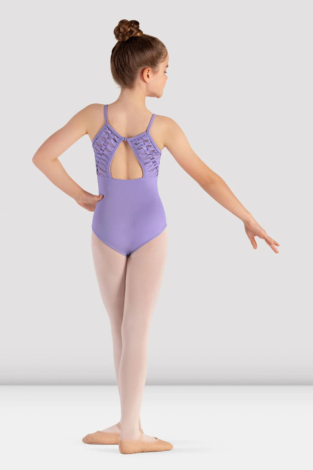 Girls Olivea Open Back Leotard - CL9267