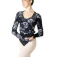 Cozy Crossover Print Wrap Top