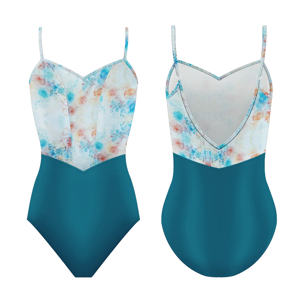 Demi Jardin Camisole Leotard - Lumi Teal