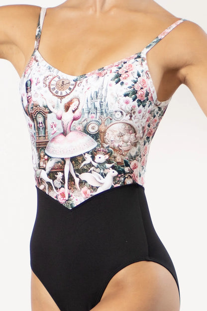 Clara Nutcracker Print Leotard
