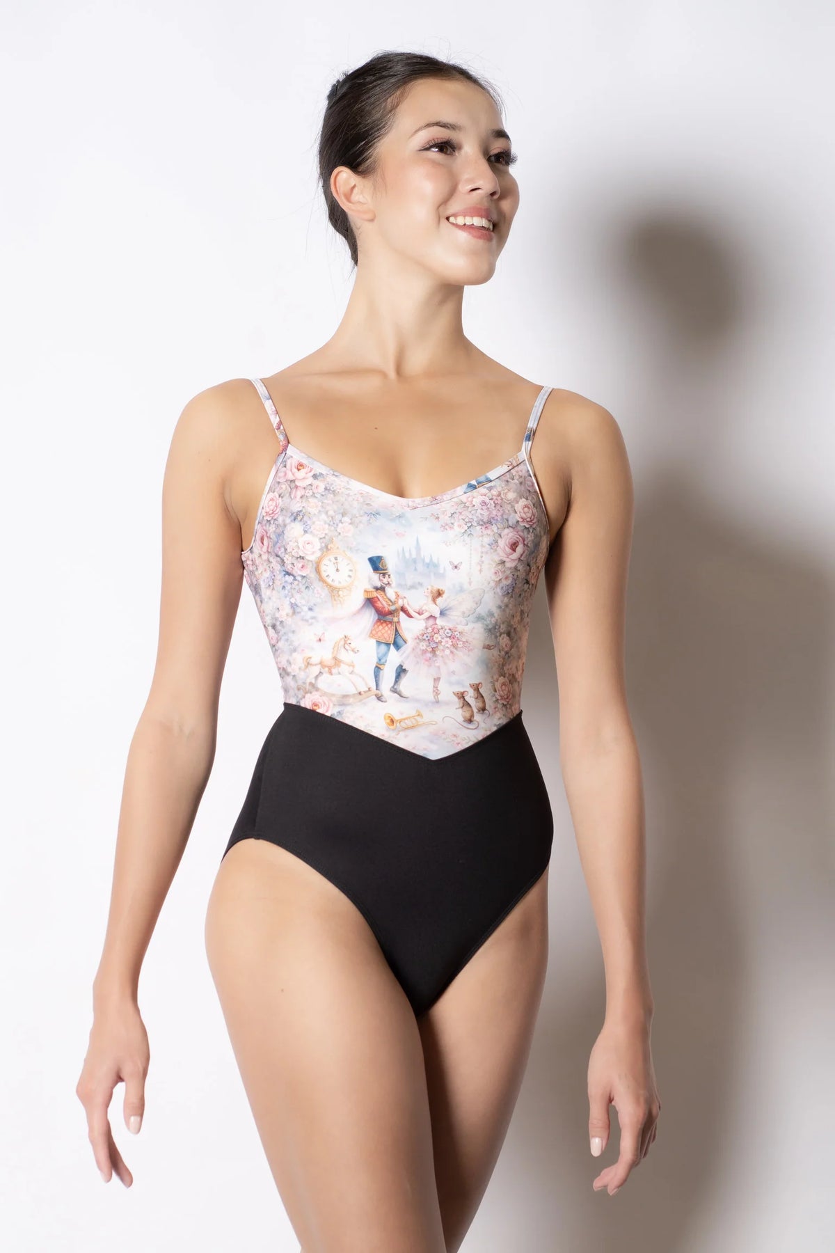 Girls Clara Nutcracker Print Leotard - 26