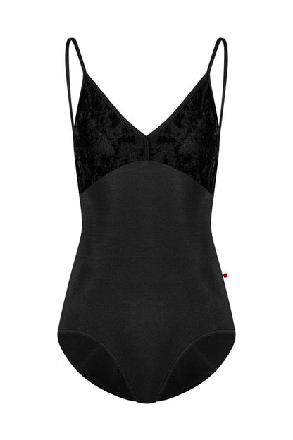 Daria Camisole Leotard - Black Velvet
