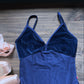 Exclusive Daria Camisole Leotard - Dark Blue/Pisces