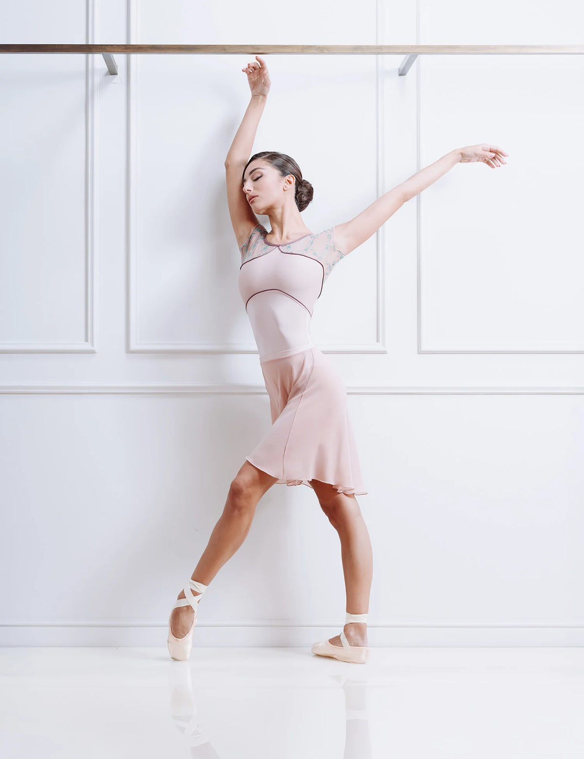 DellaLo' Milano Artemide GL Leotard - Rosé – The Station Dancewear DellaLo' Milano Artemide GL Leotard - Rosé – The Station Dancewear