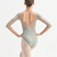 Maia Three Quarter Leotard Ballet Class - Argento