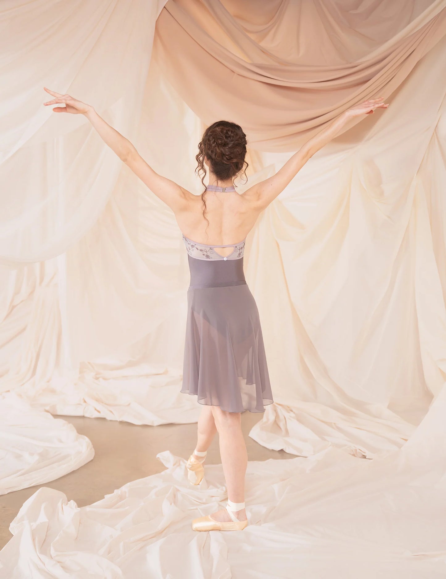 Calliope High Neck Halter Leotard - Preorder