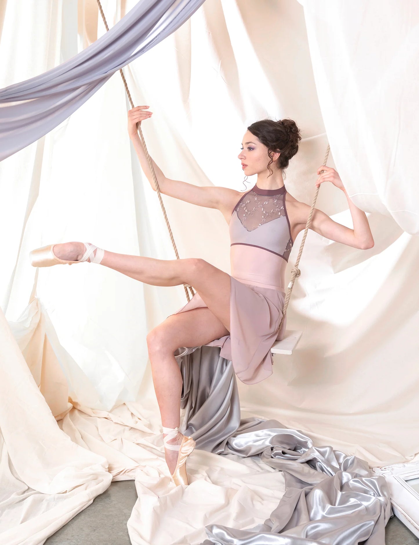 Calliope High Neck Halter Leotard - Preorder