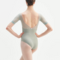 Emera Short Half Leotard Ballet Class - Argento