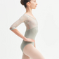 Maia Three Quarter Leotard Ballet Class - Argento