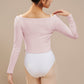 Ribbed Crop Warm-Up Top - 1505